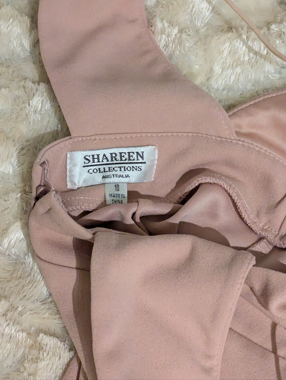 Shareen Collections Blush Pink Dress Top